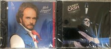 #192 +182 TWO (2) SEALED DCC CDs Johnny Cash and Merle Haggard - 100% to Charity picture