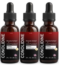 Conolidine Drops Muscle Aches,Joint Function Formula Dietary Supplement (3 Pack) picture
