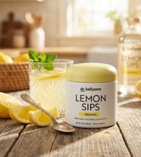 (NEW) DR. KELLYANN Lemon Sips Original Drink Mix Hydrates & Firms Skin EXP 10/26 picture