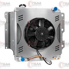 TSM 3Row Radiator Shroud Brushless Fan Fit Jeep Wrangler TJ YJ L6 1987-2006 picture