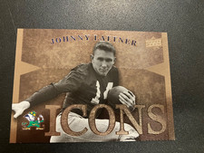 2013 Upper Deck JOHNNY LATTNER Notre Dame QB ICONS I-DL IS NCAA football card picture