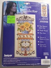 NEW Janlynn Platinum Collection Cross Stitch Provence Sunflower Sampler 023-0374 picture