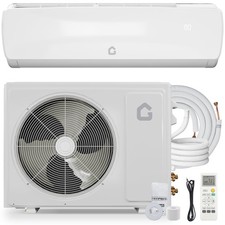 9000 BTU Mini Split Air Conditioner & Heat Pump 19 SEER2 Inverter, 115V w/Remote picture
