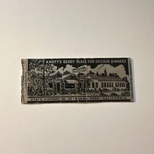 Knott's Berry For Chicken Dinners Buena Park CA Vintage Matchbook Cover 5MB126-4 picture