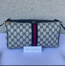Vintage Gucci Shelly Web Medium Shoulder Bag - 11
