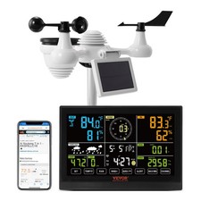 7-in-1 Wi-Fi Weather Station 7.5 in Color Display Wireless Outdoor Sensor picture