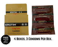 Erotim Long Love Climax Control Condoms Delay - Last longer in bed (12 Condoms) picture