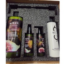 NEW Wen Chaz Dean Mandarin Italian Fig 32oz Cleansing Conditioner Hair Gift Set picture