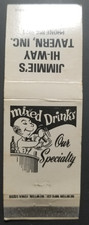 Vintage Jimmie's Cafe Cresson Pennsylvania Matchbook Cover picture