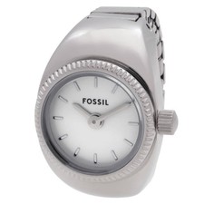 Fossil Quartz Silver Dial Ladies Watch Ring ES5245 picture