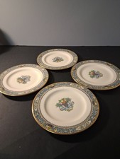 Set Of 4 Lenox Autumn Bread Plates MINT CONDITION NEVER USED GOLD BACKSTAMP  picture