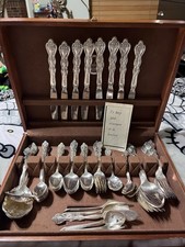 1940 Vintage Naken’s Tarnish Proof Silverware Chest picture