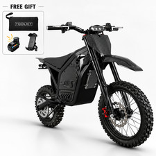 Electric Dirt Bike 4000W Peak Electric Motorcycle 48V 23AH E-MoutainBike 45MPH picture