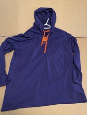 Nike Purple Clemson Tigers 2021 Sideline Team  Hoodie SzL Player Worn BT POTTER picture