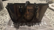 Brahmin Asher Brown Patina Dorati  Beautiful For Fall And Winter NWOT /Dust Bag picture