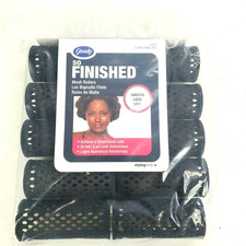 Goody Women's Mesh Rollers & Pins So Finished 10 Piece Black Voluminous Look New picture