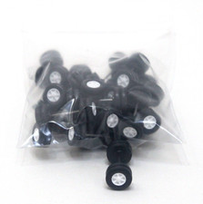 Bag of 2 dozen (24) HO 1:87 Dual wheels w/ axles New (Herpa Wiking Prieser etc) picture