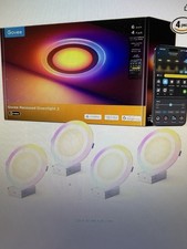 Govee Smart Recessed Downlight 4-Pack RGBIC Color Changing, Matter, App/Voice picture