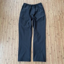 Patagonia Mens Stretch Thermal Pant Sz Small Gray Waffle Lined DWR Elastic Waist picture