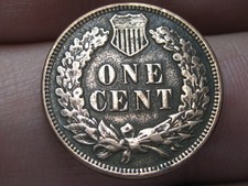 1908 P Indian Head One Cent Penny, Philadelphia, XF Details, Diamond picture