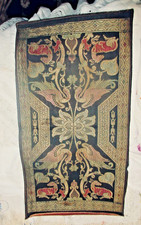 Dramatic antique Tapestry Cover of Griffon's Deer 12