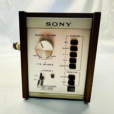 Vintage Sony SQD-2050 4 Channel SQ Decoder Working  picture
