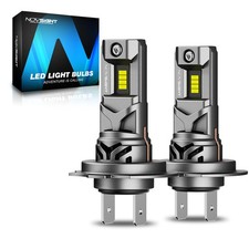 NOVSIGHT H7 LED Headlight Bulbs High Low Beam 120W 36000LM 6500K Bright White 2X picture