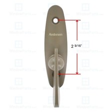 Andersen Tribeca Style Gliding Door Thumb Latch in Stone Color picture