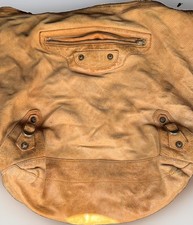 Beige Balenciaga Day motorcycle hobo city bag  picture