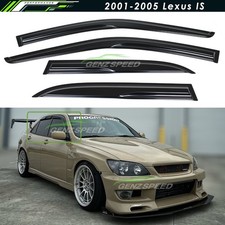 For 2001-2005 Lexus IS300 JDM Wavy Mugen Style Window Visors Rain Guards Vents picture
