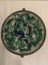 VINTAGE M.A.P. PESARO ITALIAN MAJOLICA STYLE DISH  20TH CENTURY  picture
