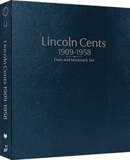 Whitman Prestige™ Coin Album - Lincoln Cents: 1909-1958 Date & Mintmark Set picture