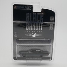 Greenlight 1:64 Black Bandit 1971 Cadillac Coupe Deville Diecast Car Model picture
