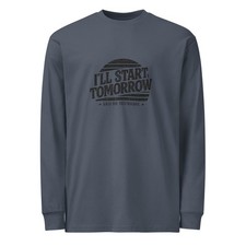 Men's heavyweight long sleeve t-shirt picture
