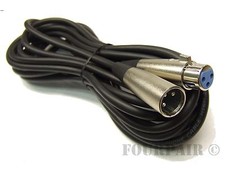 10ft - Shielded 3-Pin XLR Extension Microphone Mic Audio Cable Cord Male Female picture