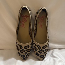 Jellypop Womens 8.5 Leopard Stretchy Slip On Memory Foam NWOT T-0002 picture