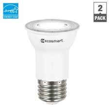 EcoSmart 35W LED Light Bulbs 2pk PAR16 Dimmable Flood Bright White | Long Life picture