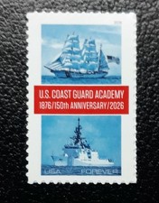 US Scott #6117, 2026 Forever, U.S. Coast Guard Academy 150th Anniversary, Single picture