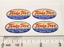 Tonka Logo Sticker 1947 To 1955 Vintage Oval Vinyl Decals picture