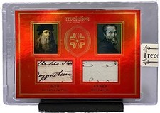 2025 Eternal Revelation World Celebrities Michelangelo / Da Vinci Dual Relics picture