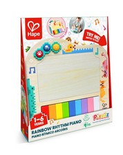 Hape Rainbow Rhythm Pixel Piano, Light Up Music Toy, Interactive Fun, Unisex picture