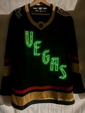 Authentic Adidas Vegas Golden Knights Reverse Retro 2.0 Jersey Size 52 VGK Glow picture
