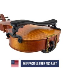 1X Violin Shoulder Rest 4/4 Full Size Thick Foam Adjustable Height Width picture
