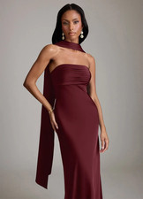 Azazie Saylor - Mermaid Strapless Stretch Satin Dress picture