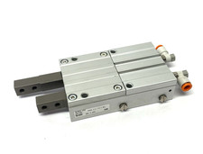 SMC MIW20-20D Slider Guide Escapement Cylinder 2 Sequential Fingers, 20mm Stroke picture