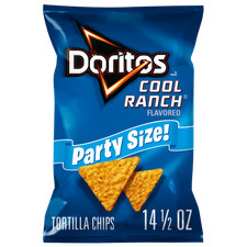 Bag, Doritos Cool Ranch Flavored Tortilla Chips, 14.05 oz Party Size....... picture
