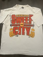 Vintage NBA 1995 Houston Rockets World Champions Sweep City Tee Sz L picture
