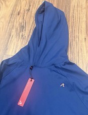 NWT Redvanly Men’s Leavitt Hoodie in Blue Lavender Size Small Athletic Luxury picture