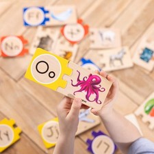 Melissa & Doug Self Correcting Alphabet Letter Puzzles picture