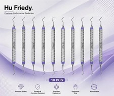 Hu-Friedy SBH5/69E2 Double End Dental Barnhart 5/6 Curette Everedge 2.0 9 Handle picture
